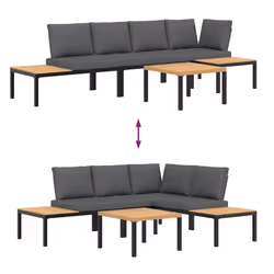 VidaXL 3283706 set mobili da esterno - Vista aggiuntiva 6