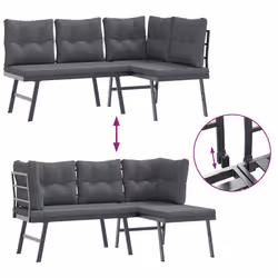 VidaXL 3283711 set mobili da esterno Antracite - Vista aggiuntiva 5