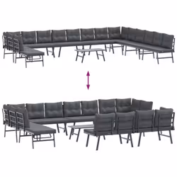 VidaXL 3283736 set mobili da esterno - Vista aggiuntiva 8