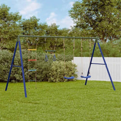 Set Gioco da Esterno con Altalene Trapezio e Scala Vidaxl
