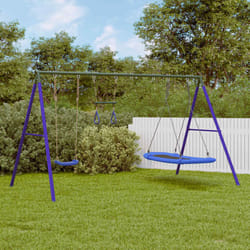 Set Gioco da Esterno con Altalena Trapezio e Altalena Nido Vidaxl