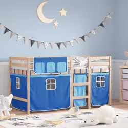 VidaXL 3283818 lettino per bambini Blu Poliestere