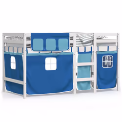 VidaXL 3283830, Blu, Poliestere, 90 x 190 mm, 1 pz