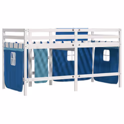 VidaXL 3283830 lettino per bambini Blu Poliestere - Vista aggiuntiva 6