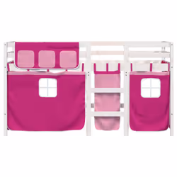 VidaXL 3283831 lettino per bambini Rosa Poliestere - Vista aggiuntiva 4