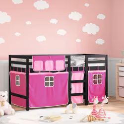 VidaXL 3283834 lettino per bambini Rosa Poliestere