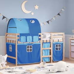 VidaXL 3283845 lettino per bambini Blu Poliestere