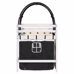 VidaXL 3283856 lettino per bambini Nero, Bianco Poliestere - Vista aggiuntiva 5