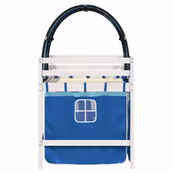 VidaXL 3283857 lettino per bambini Blu Poliestere - Vista aggiuntiva 5