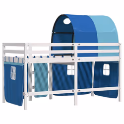 VidaXL 3283857 lettino per bambini Blu Poliestere - Vista aggiuntiva 6
