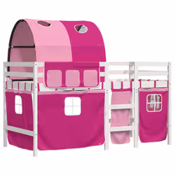 VidaXL 3283858 lettino per bambini Rosa Poliestere - Vista aggiuntiva 3