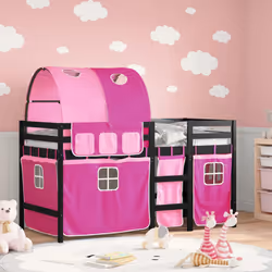 VidaXL 3283861 lettino per bambini Rosa Poliestere