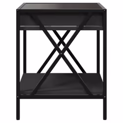 VidaXL 3284096 comodino Nero - Vista aggiuntiva 7