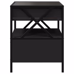 VidaXL 3284101 comodino Nero - Vista aggiuntiva 7