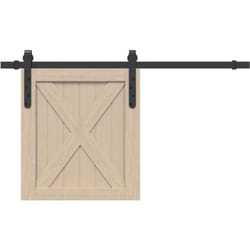 Kit Anta Scorrevole per Armadio 91 cm in Acciaio al Carbonio Vidaxl 5536