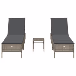 VidaXL 3284265 sedia da esterno Resina, Acciaio Grigio scuro - Vista aggiuntiva 3