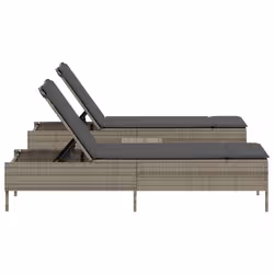 VidaXL 3284265 sedia da esterno Resina, Acciaio Grigio scuro - Vista aggiuntiva 4