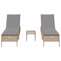 VidaXL 3284266 sedia da esterno Salone Seduta imbottita Rattan sintetico, Acciaio Grigio