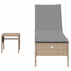 VidaXL 3284266 sedia da esterno Salone Seduta imbottita Rattan sintetico, Acciaio Grigio - Vista aggiuntiva 6