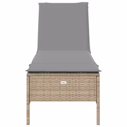 VidaXL 3284266 sedia da esterno Salone Seduta imbottita Rattan sintetico, Acciaio Grigio - Vista aggiuntiva 8