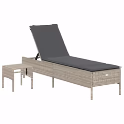 VidaXL 3284268 sedia da esterno Salone Seduta imbottita Rattan sintetico, Acciaio Grigio - Vista aggiuntiva 6