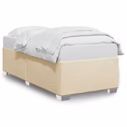 vidaXL Giroletto senza Materasso Crema 80x200 cm in Tessuto - Vista aggiuntiva 2