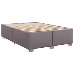 vidaXL Giroletto Grigio 140x190 cm in Similpelle - Vista aggiuntiva 3