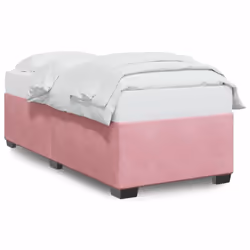 vidaXL Giroletto Rosa 90x190 cm in Velluto - Vista aggiuntiva 2