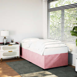 vidaXL Giroletto Rosa 90x200 cm in Velluto