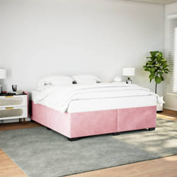 vidaXL Giroletto Rosa 200x200 cm in Velluto
