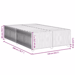 VidaXL 3285001 rete a doghe - Vista aggiuntiva 8