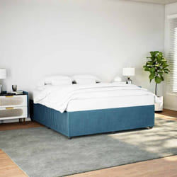 vidaXL Giroletto Blu 200x200 cm in Velluto