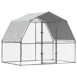 VidaXL 3294910 gabbia e habitat per animali di piccola taglia Argento