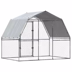 VidaXL 3294910 gabbia e habitat per animali di piccola taglia Argento - Vista aggiuntiva 6