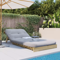 vidaXL Divano Letto Futon con Materasso 90x206x11cm Pino Impregnato - Vista aggiuntiva 3