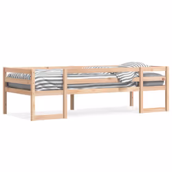 vidaXL Giroletto per Bambini 90x200 cm in Legno Massello di Pino - Vista aggiuntiva 2