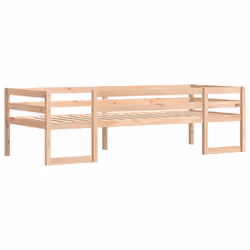 vidaXL Giroletto per Bambini 90x190 cm in Legno Massello di Pino - Vista aggiuntiva 3