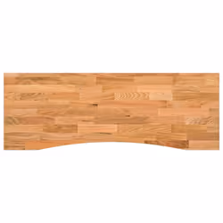 vidaXL Piano Scrivania Marrone Chiaro 140x50x2,5 cm in Rovere Massello - Vista aggiuntiva 2