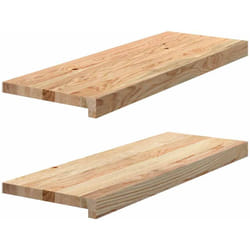 vidaXL Davanzali 2 pz Non Trattati 70x25x2 cm Legno Massello di Rovere