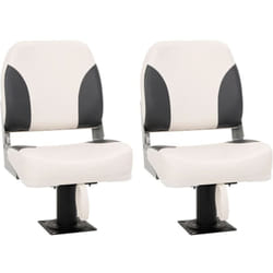 Vidaxl - Set Sedile da Barca Pieghevole 4 pz con Schienale Basso