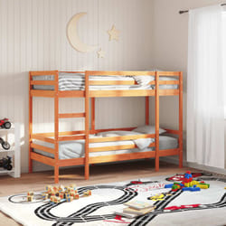 Vidaxl - Letto a Castello Marrone Cera 80x200 cm in Legno di Pino 661712