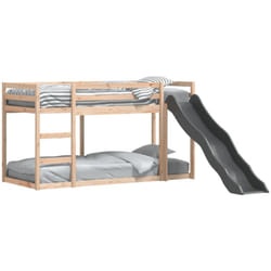 Vidaxl - Letto a Castello Scivolo e Scala 80x200 cm Legno Massello Pino