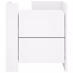 VidaXL 848283 comodino Bianco - Vista aggiuntiva 4