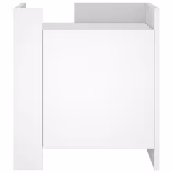 VidaXL 848297 comodino Bianco - Vista aggiuntiva 4