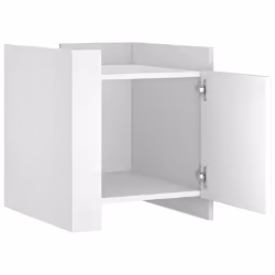 VidaXL 848297 comodino Bianco - Vista aggiuntiva 6