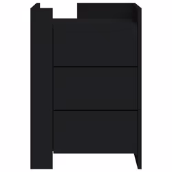 VidaXL 848305 comodino Nero - Vista aggiuntiva 4