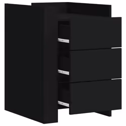 VidaXL 848305 comodino Nero - Vista aggiuntiva 8