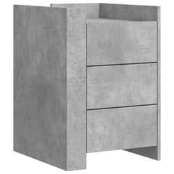 VidaXL 848307 comodino Colore cemento