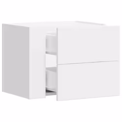 VidaXL 848325 comodino Bianco - Vista aggiuntiva 7