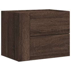 VidaXL 848337 comodino Marrone, Quercia
